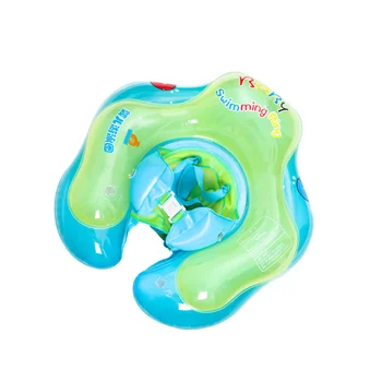 Надувное пръстен за плуване, детски пръстен за плуване, двойна въздушна възглавница, пръстен за плуване с защита от преобръщане на педала на газта