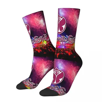 Tomorrowland Фест Зимни Унисекс чорапи за джогинг Happy Socks уличен стил Crazy Sock