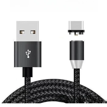 USB Магнитен кабел за зареждане на Магнитен кабел за зареждане кабел със завъртане на 540 ° Магнитно зарядно устройство за телефон (6,6 фута)