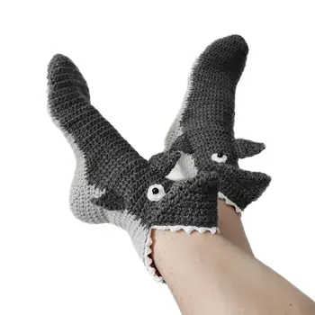 Топли матросские чорапи, Ръчно изработени, възли 3D чорапи с животни, Новост, Чорапи с широко гърло, Възли на една кука, Зимни