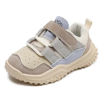 Kruleepo/Детски спортни обувки; колекция 2023 г.; сезон пролет-есен; Нова ежедневни обувки за момчета; нескользящая унисекс обувки за момичета; детски обувки с мека подметка