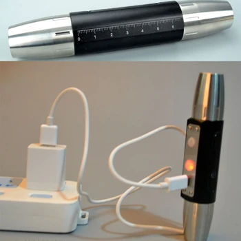 Бижута Ярко фенерче От неръждаема Стомана USB Зареждане Идентификация Жълто Бяла Светлина Мини Пешеходен Туризъм скално Катерене Ръчно Фенерче