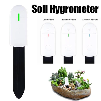 Влага на почвата, Влагомер за градински саксия, Преносим детектор в задния двор, за да проверите за проверка на влажността на растенията