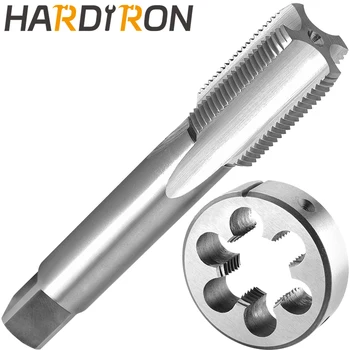 Hardiron М36 X 4, набор от метчиков и щанци за лявата ръка, М36 x 4,0, машинен метчик с дърворезба и кръгла матрицата