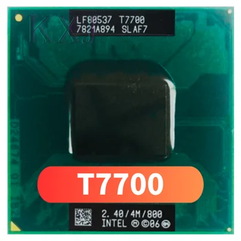 Intel Core 2 Duo T7700 SLA43 SLAF7 2,4 Ghz Б/Двуядрен двухпоточный процесор 4M 35W Socket P
