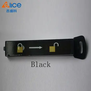 10 бр. Ръчно на ключ S3 Eas Magnaetic Display за облекчаване на куката с дисплей, ключ s3 за запазване на сигурност заключване, черен/бял цвят може да бъде допълнително