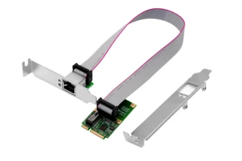 Мрежови карти Mini PCI-E Мрежова карта 1000 Mbps Gigabit Ethernet 10/100/1000 м RJ-45 LAN Мрежов адаптер за компютър PC