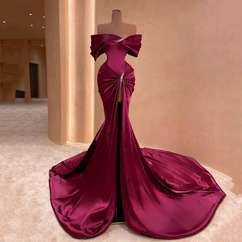 Eightree Секси Вечерни рокли за Абитуриентски бал в стил Русалка, Вечерна рокля с открити рамене, Вечерна коктейлна рокля в Саудитска Арабия, рокля за бала, Размер на поръчка