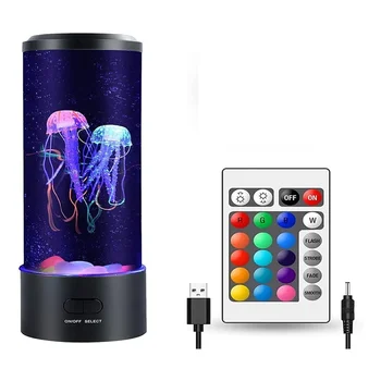 Новият Електрически Лавовая лампа, таблица лампа за аквариум с променящ се цвят декор на аквариум и стая