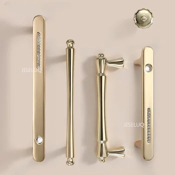 Т-образна дръжка за спални, Врата копчето на кухненски шкаф, Модерен стил / Вертикални линии, дръжки за чекмеджета от цели с сплав