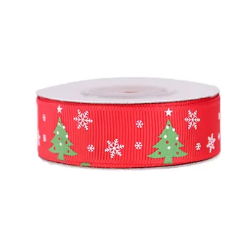 Лента 2 см, Подарък лента, червена Коледна кутия, двустранно, в рубчик, за дома, направи си сам, Луксозна амбалажна хартия, Коледа