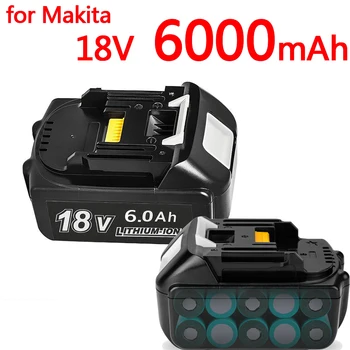 Наскоро модернизирана Батерия 18V Makita 6.0 Ah за Лаптопи с Подмяна на светодиода Li-ion LXT BL1860B BL1860 BL1850