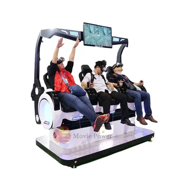 Оборудване за развлечения 9d vr кино виртуална реалност на влакче в увеселителен парк 9d vr стол за игралната зона