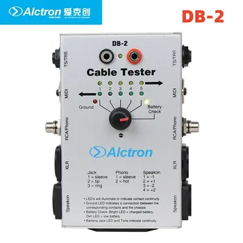 ALCTRON DB-2 Мулти аудио тестер кабел аудио кабел за линия тест кабелен тестер инструмент асистент инженер запис