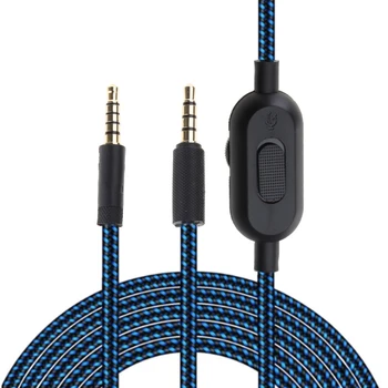Сменяеми кабела Aux Cord C1FB за слушалки GPRO X G233 G433, безшумен кабел за слушалки