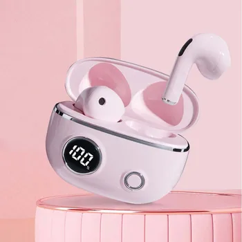 Безжична Bluetooth слушалка PRO13, Спортни слушалки на открито, 5.2 Със зарядно устройство, Дисплей хранене, Сензорно управление, ушите