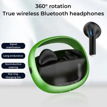 JM-036 Bluetooth Слушалки TWS Безжични В Ухо с Въртене на 360 ° намаляване на шума Сверхдальнее Спортно Подслушване на мобилен телефон