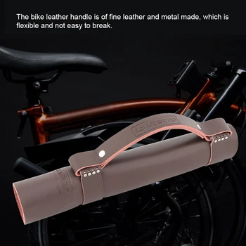 Сгъваема велосипедна кожена дръжка, модифицирани самозалепващи вдигане на химикалки