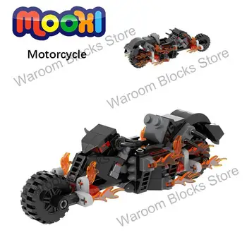 MOC1245 Креативна серия, модел на мотоциклет, Съвместима с колата, статуетка, градивен елемент, играчки за деца, подарък на приятел в събирането на