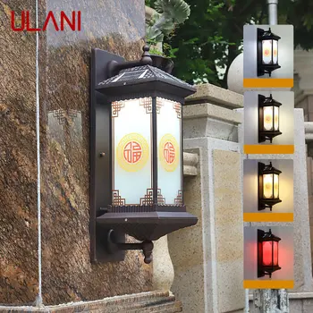 Слънчев, с монтиран на стената лампа ULANI, Винтажное улично аплици, водонепроницаемое IP65 за дома, на двора, на балкона, осветление, декор