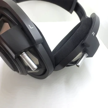 2 бр. аудио жак от алуминиева сплав между пръстите съединители за слушалки, Аксесоари за слушалки, Штыревые штекерные конектори за Sennheiser Hd800 Hd800s Hd820