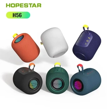 HOPESTAR H56 Безжични Bluetooth Високоговорители Мини-Субуфер Rgb Super Bass Перфектен Звук Водоустойчив Ipx6 Безжичен Портативен Външен