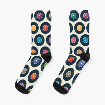 Колекция от грамофонни плочи, чорапи, компресия чорапи, мъжки и дамски чорапи, високи