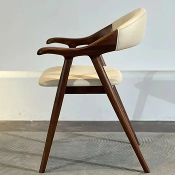 Дървено кресло за отдих на открито, спалня, Ретро Офис, кухня, дървен стол, Дизайнерски тоалетни принадлежности, Индивидуални мебели за балкона