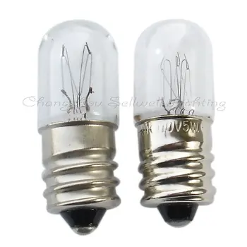 2024 E12 T13x34 110v 5w-7w Миниатюрна лампа, Електрическа Крушка A106 Sellwell lighting factory