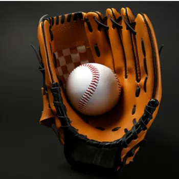 Спорт на открито, в два цвята бейзболна ръкавица, тренировъчно оборудване за софтбол, Размерът на лявата ръка, за възрастни мъже и жени