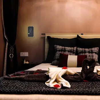 Скандинавски Минималистичен хотел закрит led лампа за четене, Нова лампа, Легло в спалнята, Коридор, Алуминиева USB зареждане Q7S0