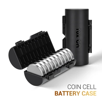 Контейнер за монетни батерии Притежателя на Монетни Отделението за Батерии блок с кнопочными клетки за CR2016, CR2025, CR2032, CR2320, CR2325, CR2330, CR2335
