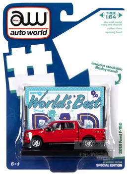 AW 1:64 ВАН F150 Колекционерско издание с Метални Формовани под налягане модел на Състезателна кола играчки за Подарък