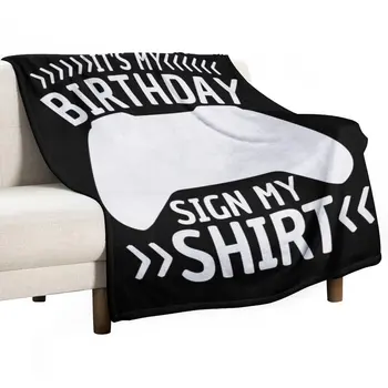 Нов It ' s My Birthday Sign My Shirt видео игра, Рожден Ден, парти, Геймър, Каре, Спален чувал, Меко одеяло